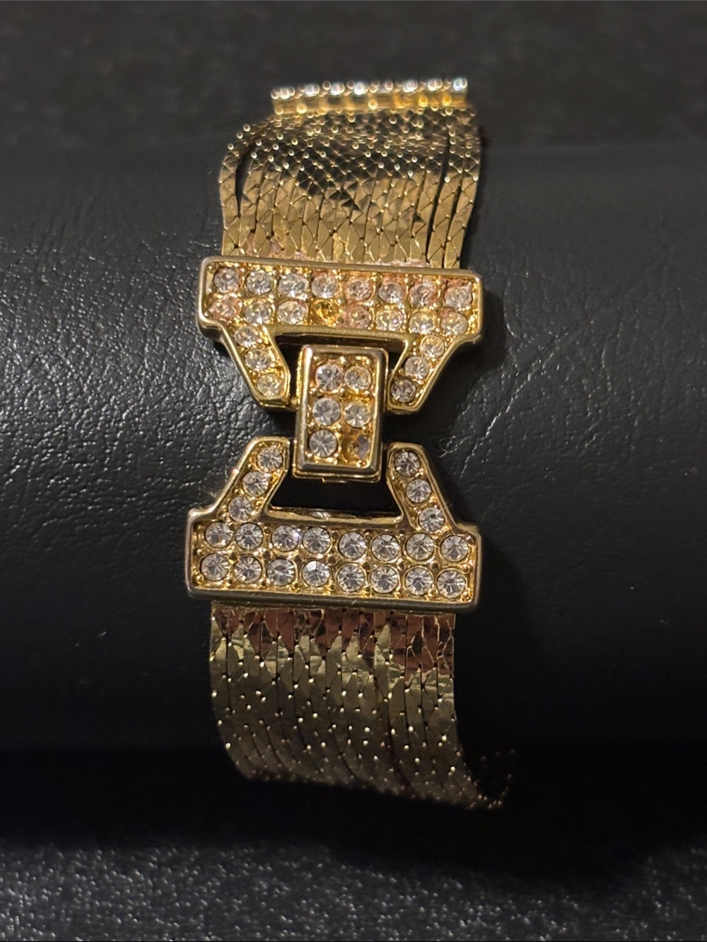 Vintage Multi Strand Liquid Gold Bracelet Nolan Miller  READ Missing‎ 2 Stones